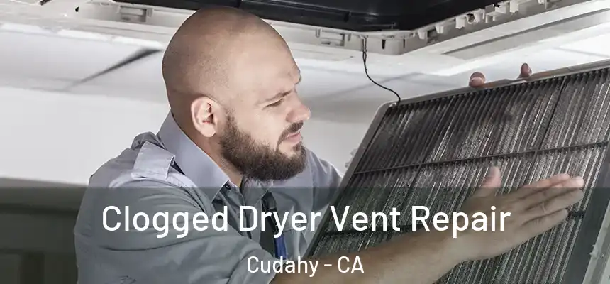  Clogged Dryer Vent Repair Cudahy - CA
