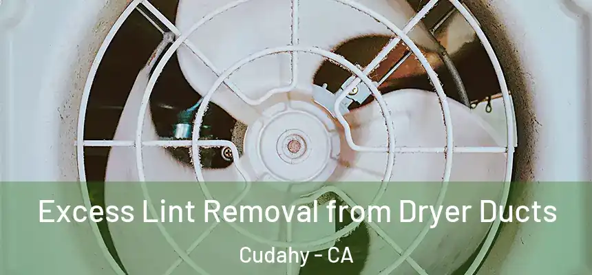 Excess Lint Removal from Dryer Ducts Cudahy - CA